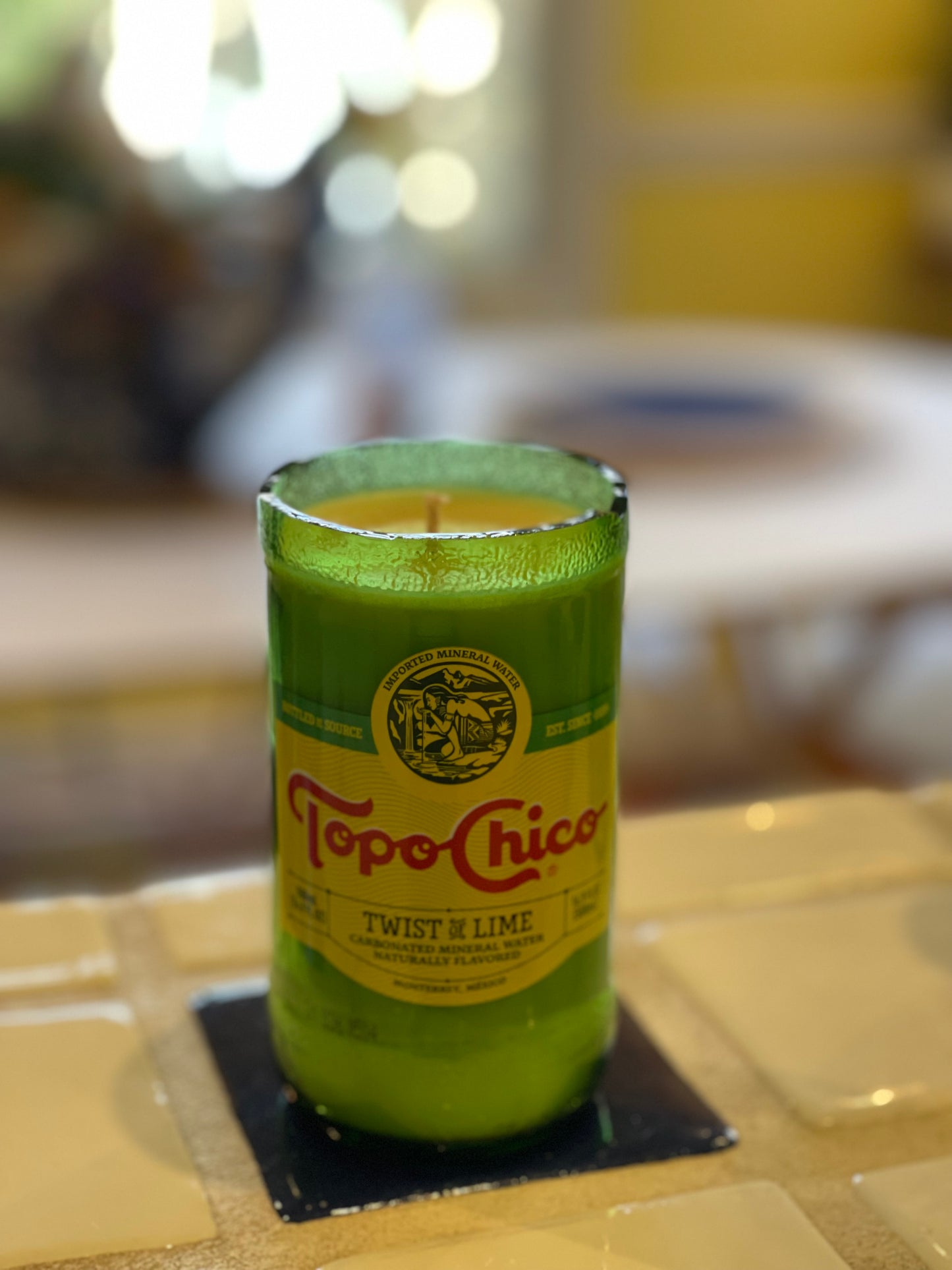 Topo Chico Soy Candle handmade - variety of scents