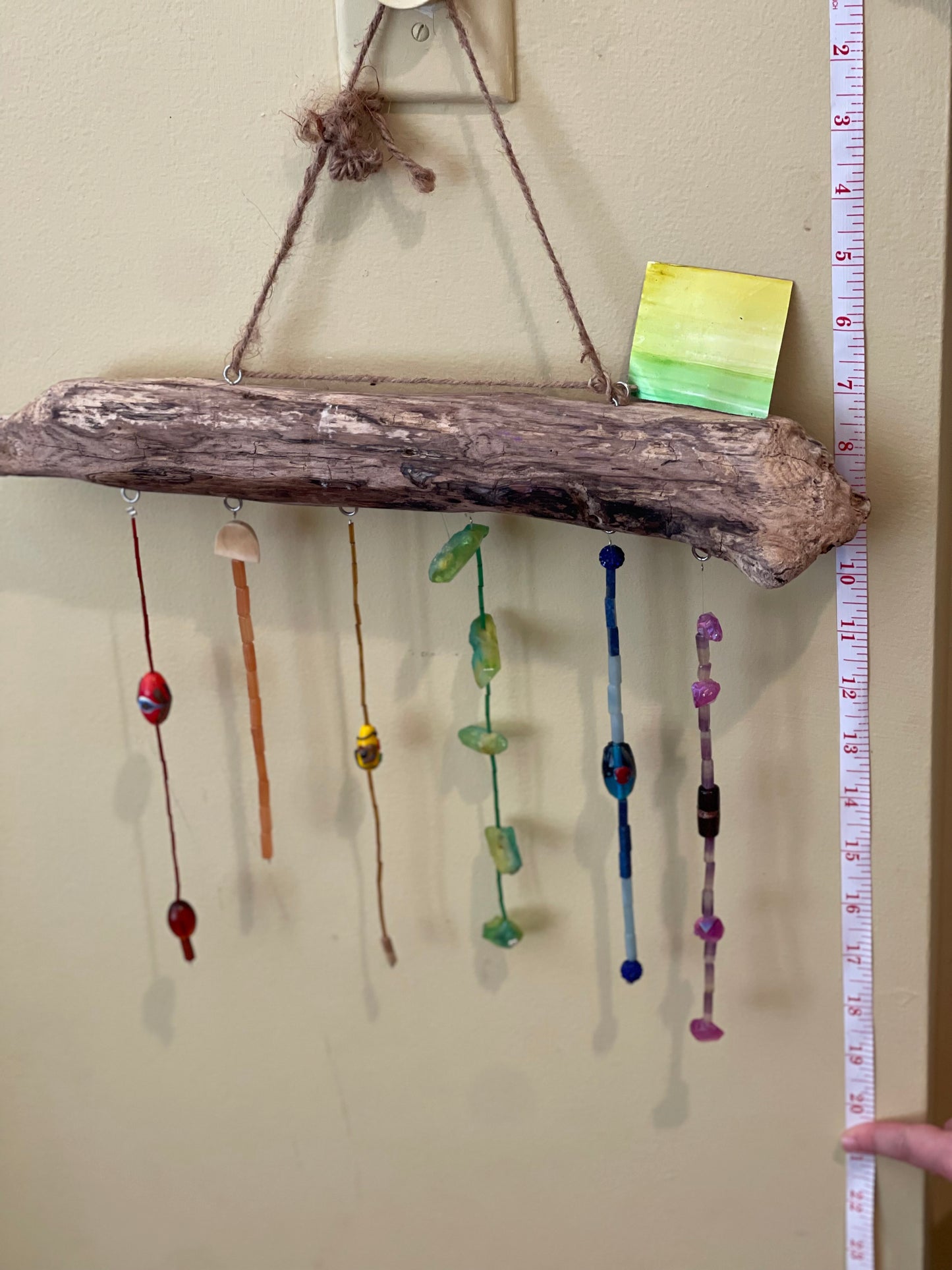 Driftwood Rainbow Suncatcher Mobile