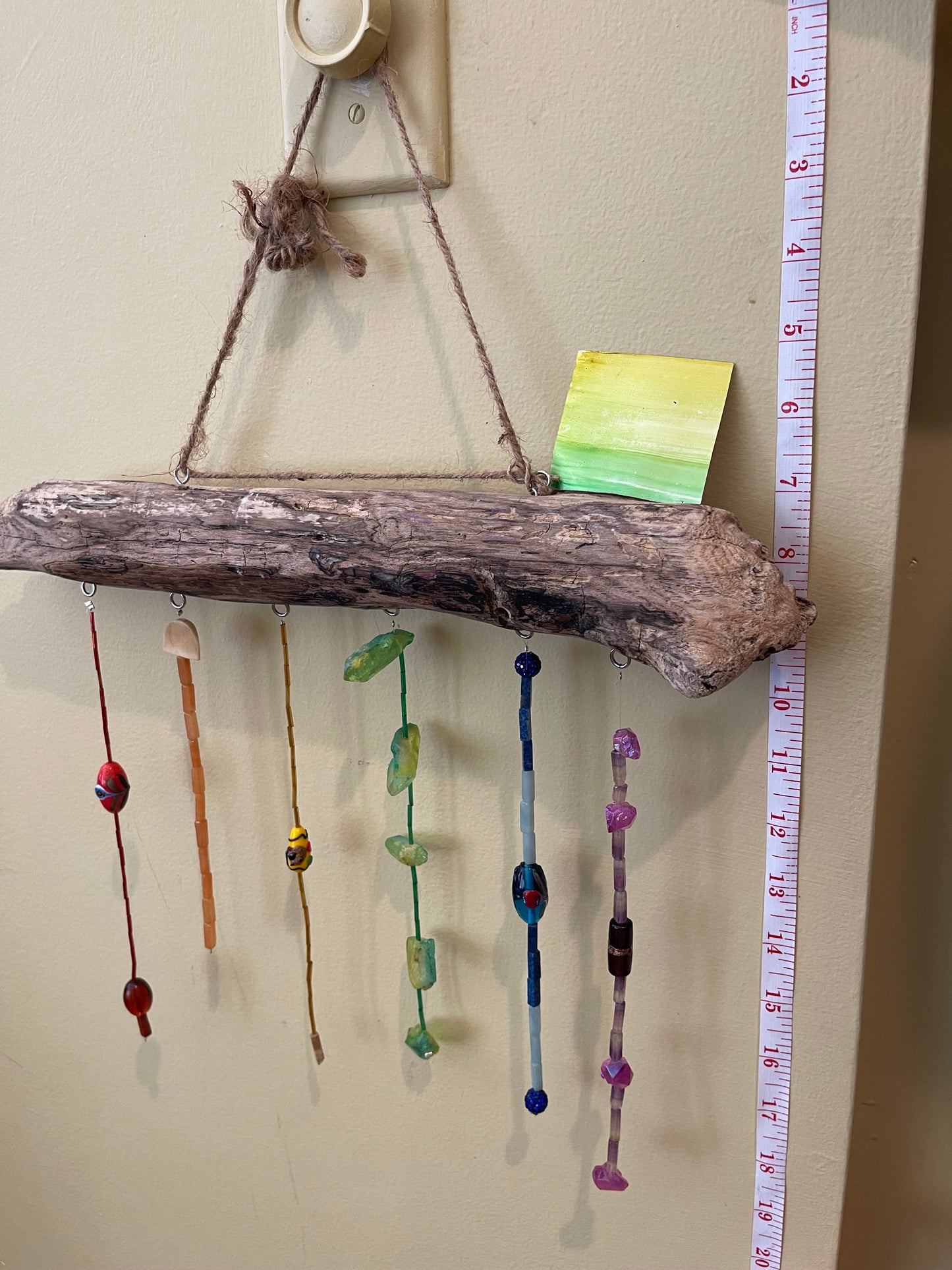 Driftwood Rainbow Suncatcher Mobile