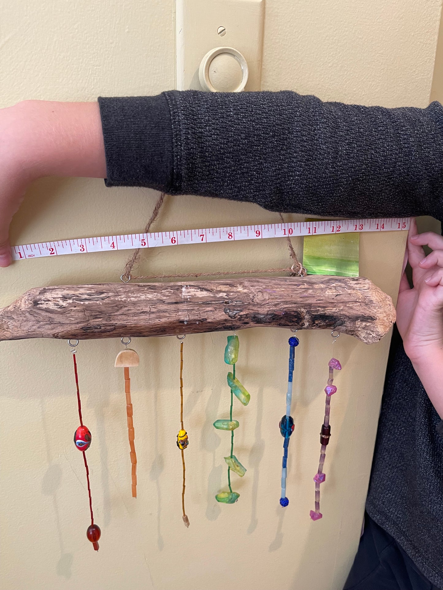 Driftwood Rainbow Suncatcher Mobile